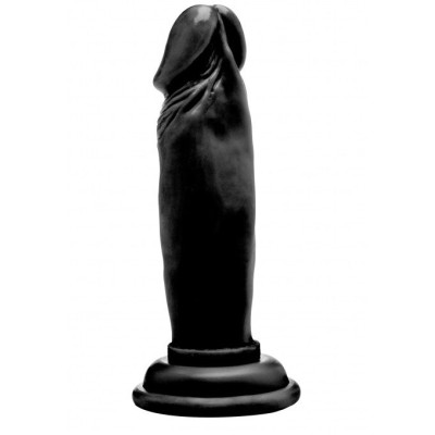 Чёрный фаллоимитатор Realistic Cock 6 - 15 см.