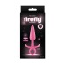 Розовая анальная пробка Firefly Prince Small - 10,9 см.