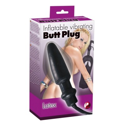 Надувная вибровтулка Inflatable Vibrating Butt Plug