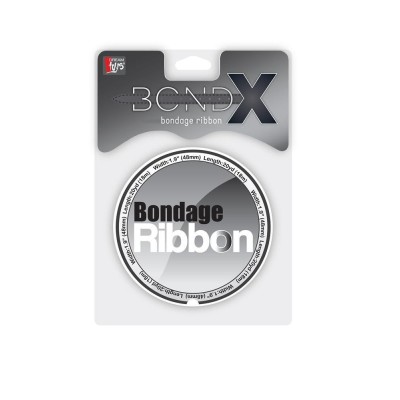 Белая лента для связывания BONDX BONDAGE RIBBON - 18 м.