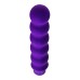 Фиолетовый фигурный вибратор - 17 см.