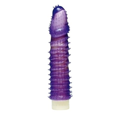 Насадка на пенис с шипами и закрытой головкой - 14,5 см.