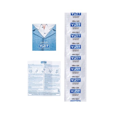 Ультратонкие презервативы VIZIT Ultra light - 3 шт.