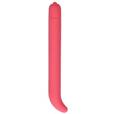 Розовый компактный вибростимулятор G-Spot Vibrator - 16 см.