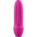 Ярко-розовая рельефная вибропуля Bmine Basic Reflex - 7,6 см.